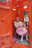 British Fashion Designer Zandra Rhodes in London