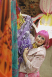 British Fashion Designer Zandra Rhodes in London