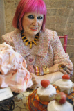 British Fashion Designer Zandra Rhodes in London