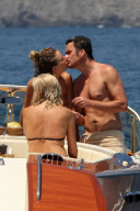 EXCLUSIVE - Sienna Miller with new boyfriend Balthazar Getty naked in Amalfi