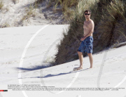 EXCLUSIVE: BLOKHUS: Prince Frederik of Denmark and family at the beach