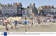 The world's first sand hotel, Weymouth beach, Dorset, Britain - 23 Jul 2008