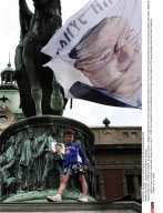 BELGRADE:  Supporters of Radovan Karadzic