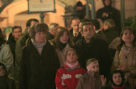 French president Nicolas Sarkozy spend the week-end in disneyland Paris with Carla Bruni