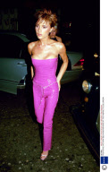 POSH SPICE VICTORIA BECKHAM ARRIVING AT THE KABARET CLUB LONDON