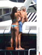 **EXCLUSIVE**SARDINIA : Flavio Briatore and Elisabetta Gregoraci