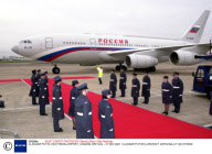 VLADIMIR PUTIN, HEATHROW AIRPORT, LONDON, BRITAIN - 21 DEC 2001