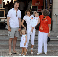 Spanish Royals attending 'Copa Del Rey Mapfre Audi Sailing Cup' in Palma De Mallorca