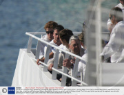 Prince Harry boards a ferry headed for the Robben Island Museum, Cape Town, South Africa - 03 Aug 2008