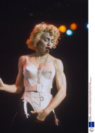 MADONNA PERFORMING AT THE WEMBLEY STADIUM, BRITAIN - 1990