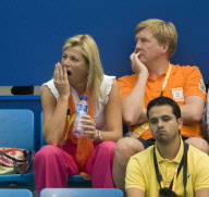 Dutch Royals Yawn at Olympic Games in China