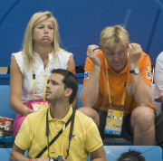 Dutch Royals Yawn at Olympic Games in China