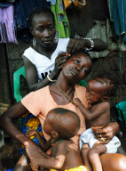 Kroo Bay, the poorest place on earth, in
Sierra Leone ranked bottom of the UN Human Development Index
