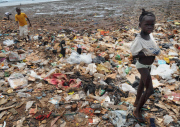 Kroo Bay, the poorest place on earth, in
Sierra Leone ranked bottom of the UN Human Development Index