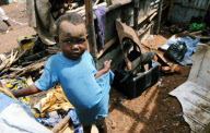 Kroo Bay, the poorest place on earth, in
Sierra Leone ranked bottom of the UN Human Development Index