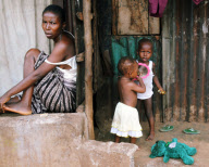 Kroo Bay, the poorest place on earth, in
Sierra Leone ranked bottom of the UN Human Development Index