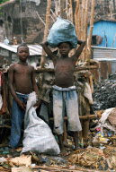 Kroo Bay, the poorest place on earth, in
Sierra Leone ranked bottom of the UN Human Development Index