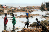 Kroo Bay, the poorest place on earth, in
Sierra Leone ranked bottom of the UN Human Development Index