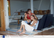 ROMAN POLANSKI WITH HIS WIFE EMMANUELLE SEIGNIER - 1989