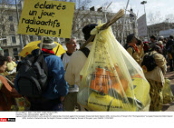 LYON : Demonstration  against the  EPR.