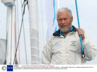 Sir Robin Knox-Johnston setting off for the Five Oceans Race, Portsmouth, Britain - 26 Sep 2006