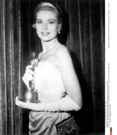 US: Grace Kelly receives the oscar of best actress for THe Country Girl 1954
