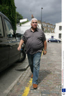 The father of Amy Winehouse, Mitch, arriving at her Camden home. London, Britain - 01 Aug 2008
