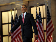 CAMPAIGN 2008 - Barack Obama Delivers Acceptance Speech