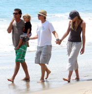 Newlyweds Ellen and Portia hit the beach