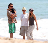 Newlyweds Ellen and Portia hit the beach