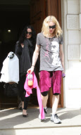 MADONNA LEAVES THE GYM