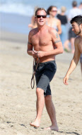 Kiefer Sutherland at the beach