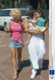BRITNEY SPEARS KEVIN FEDERLINE AND DAUGHTER KORI SHOPPING FOR TOYS, MALIBU, AMERICA - 06 SEP 2004