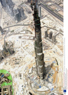 The Burj Dubai, the world's tallest skyscraper, Dubai, United Arab Emirates - Aug 2008