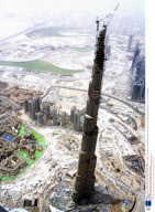The Burj Dubai, the world's tallest skyscraper, Dubai, United Arab Emirates - Aug 2008