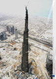 The Burj Dubai, the world's tallest skyscraper, Dubai, United Arab Emirates - Aug 2008