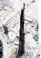The Burj Dubai, the world's tallest skyscraper, Dubai, United Arab Emirates - Aug 2008