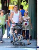 Naomi Watts and Liev Schreiber out and about in New York, America - 07 Sep 2008