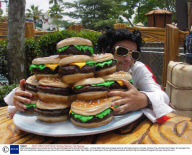 Matt Hale who spent nine months touring the world dressed as his hero Elvis Presley - 04 Sep 2008
