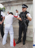 Matt Hale who spent nine months touring the world dressed as his hero Elvis Presley - 04 Sep 2008