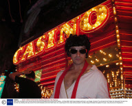 Matt Hale who spent nine months touring the world dressed as his hero Elvis Presley - 04 Sep 2008
