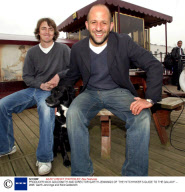 PRODUCER NICK GOLDSMITH AND DIRECTOR GARTH JENNINGS OF 'THE HITCHHIKER'S GUIDE TO THE GALAXY' - 2005