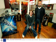 PRODUCER NICK GOLDSMITH AND DIRECTOR GARTH JENNINGS OF 'THE HITCHHIKER'S GUIDE TO THE GALAXY' - 2005
