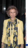 Queen Sofia of Spain attending the Ballet National De Espana, Pallas theatre, Athens, Greece - 10 May 2008