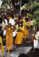 TAMIL FIRE-WALK, MAURITIUS