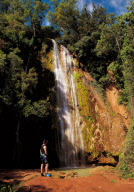 WATERFALL "EL LIMON" IN SAMANç, DOMINICAN REPUBLIC