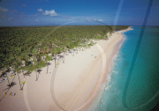 PUNTA CANA AT COSTA DEL COCO, BEACH WITH LUXURY HOTELS, DOMINICAN REPUBLIC