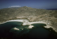 SHELTERED BAY AT IOS ISLAND, CYCLADES, GREECE