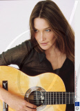 CARLA BRUNI, PARIS, FRANCE - DEC 2003