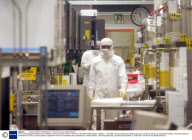 INTEL PROCESSORS MANUFACTURING PLANT IN LAHISH KIRYAT GAN IN THE NORTHERN NEGEV, ISRAEL - JAN 2006